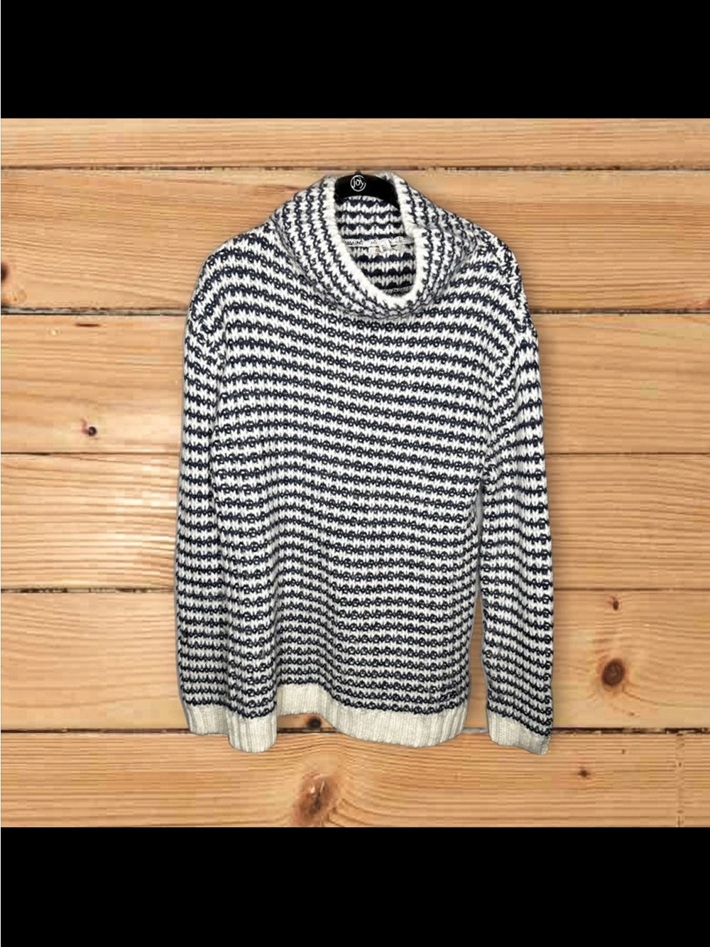 Barbour Harbour Ventnor Knit Alpaca Wool Sweater 10